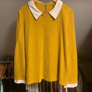 Vintage mustard yellow sweater